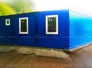 Дом из 4 бытовок фото Дом из 4 бытовок фото