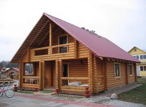 Дома из оцилиндрованного бревна Дома из оцилиндрованного бревна