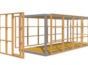 Конструкция модульного здания Конструкция модульного здания картинка