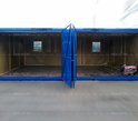 Блок контейнер Гараж - открытые железные ворота Блок контейнер Гараж - открытые железные ворота