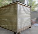 Деревянная бытовка Михнево, тыльная и боковая сторона Деревянная бытовка Михнево, тыльная и боковая сторона
