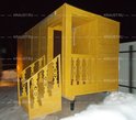 Деревянная бытовка с крыльцом г. Тула Деревянная бытовка с крыльцом г. Тула фото