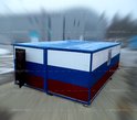 Раздевалка в цветах Российского флага Раздевалка в цветах Российского флага