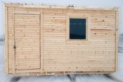 Деревянная бытовка Б-01 г.Ногинск фото