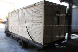 Перевоз негабаритной бытовки фото