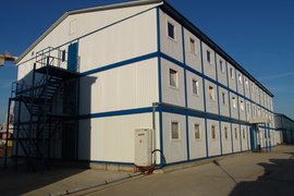 Модульные дома из блок контейнеров фотография