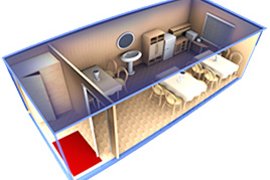 Блок контейнер столовая картинка