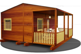 Бытовка с террасой фото