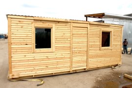 Деревянные вагончики для дачи фото