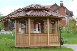Беседки из лиственницы