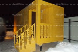 Строительство бани из профилированного бруса фото
