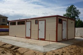 Модульные здания из сэндвич панелей для дачи