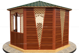 Разборные садовые беседки фото