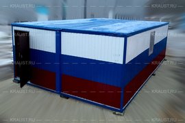 Дом из 4 бытовок фото