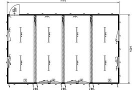 Модульные здания чертежи схема