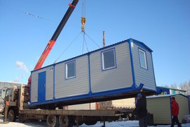 Доставка строительных бытовок