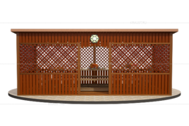 Беседка 6х6 фото