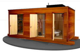 Хозблок с курятником фото