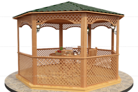 Беседка 3х3 фото