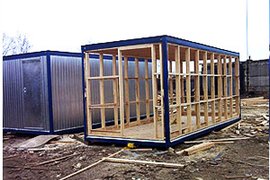 Конструкция модульного здания фотография