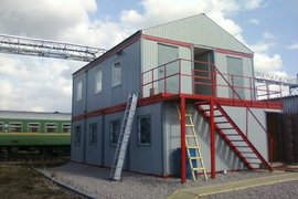 Модульное здание разборное двухэтажное