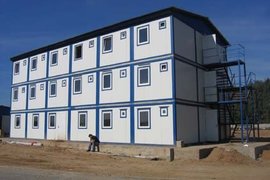 Модульное здание столовая изображение