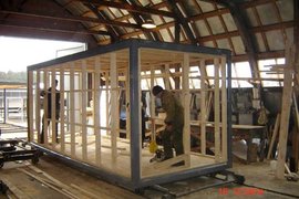 Производство мобильных зданий каркас фото