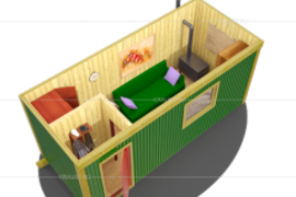 Внутренняя отделка бытовки фото