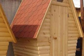 Туалет деревянный для дачи фото