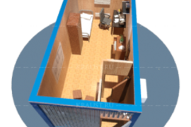 Домик из двух бытовок фото