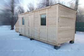 Деревянная бытовка Б-02 ДВП г.Климовск