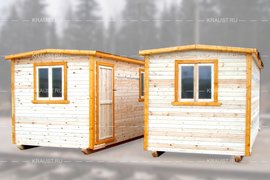 Деревянная бытовка дачная
