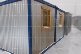 Модульное здание из 2 БК00 с пластиковой отделкой г. Красноармейск