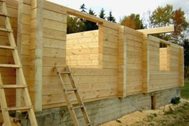 Строительство домов из строганного бруса