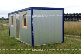 Вагончик из сэндвич панелей фото
