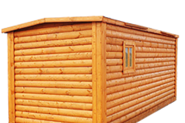 Садовый домик из бытовки фото