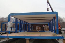 Изготовление модульных зданий фотография