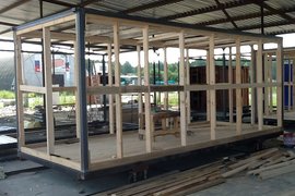 Металлический каркас для бытовки