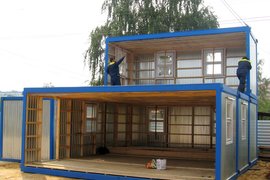 Производство мобильных зданий фотография