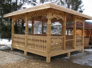 Беседки из лиственницы Беседки из лиственницы