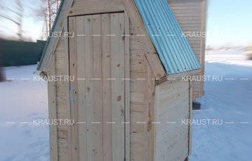 Модульный деревянный туалет г.Зеленый фото