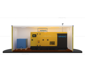 Блок контейнер 5.85 х 2.45 Дизельный генератор Краус фото Блок контейнер 5.85 х 2.45 Дизельный генератор Краус фото