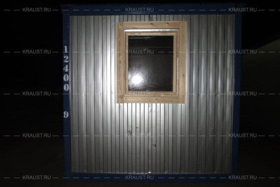 Блок контейнер БК-00 ДВП, г. Истра, окно
