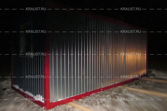 Блок контейнер ЭБК-01 ДВП дер. Стулово фото