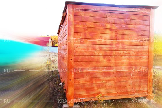 Брусовая бытовка г. Юбилейный фото