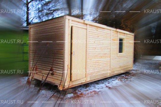 Бытовка деревянная г. Лобня фото