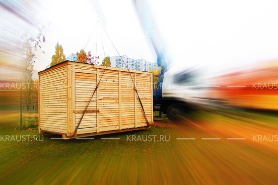 Бытовка деревянная г. Обнинск фото