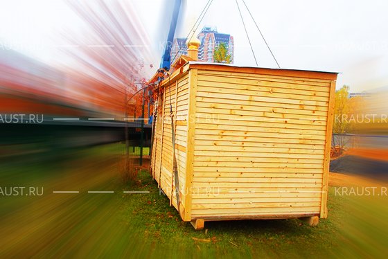 Бытовка деревянная г. Обнинск фото