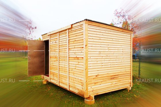 Бытовка деревянная г. Обнинск фото