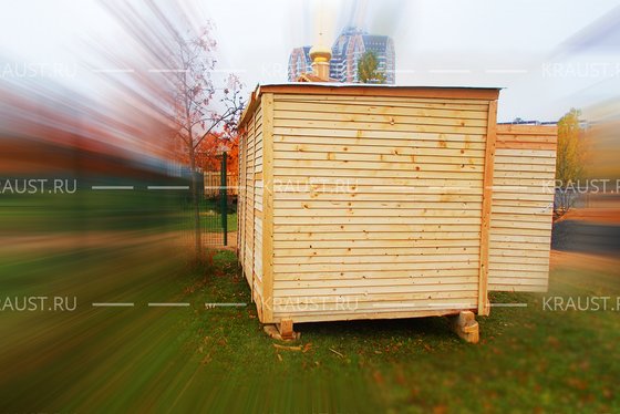 Бытовка деревянная г. Обнинск фото